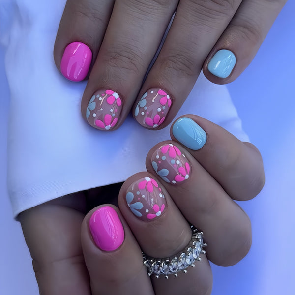 12 Sizes-24 Pcs Press On Nails Y779