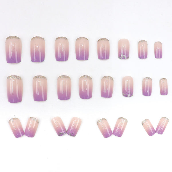 12 Sizes-24 Pcs Press On Nails W629