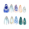12 Sizes-24 Pcs Press On Nails JP3646