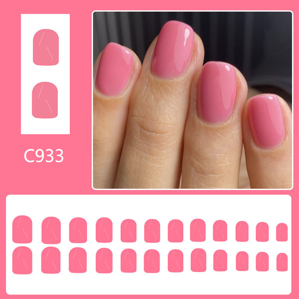 12 Sizes-24 Pcs Press On Nails C933