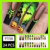 12 Sizes-24 Pcs Press On Nails Y156