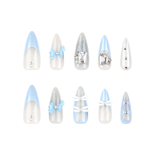 12 Sizes-24 Pcs Press On Nails JP3277