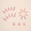 12 Sizes-24 Pcs Press On Nails W362