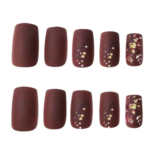 12 Sizes-24 Pcs Press On Nails CW585