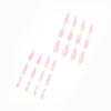 12 Sizes-24 Pcs Press On Nails JP1150
