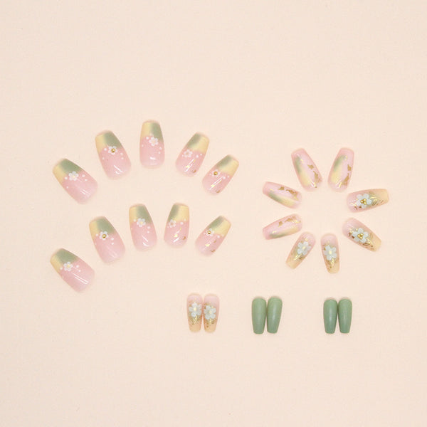 12 Sizes-24 Pcs Press On Nails Z568