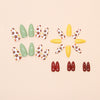 12 Sizes-24 Pcs Press On Nails W1767