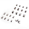 12 Sizes-24 Pcs Press On Nails JP1136