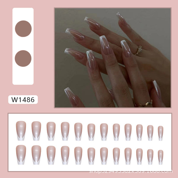 12 Sizes-24 Pcs Press On Nails W1486