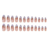 12 Sizes-24 Pcs Press On Nails W1597