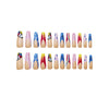 12 Sizes-24 Pcs Press On Nails Y092