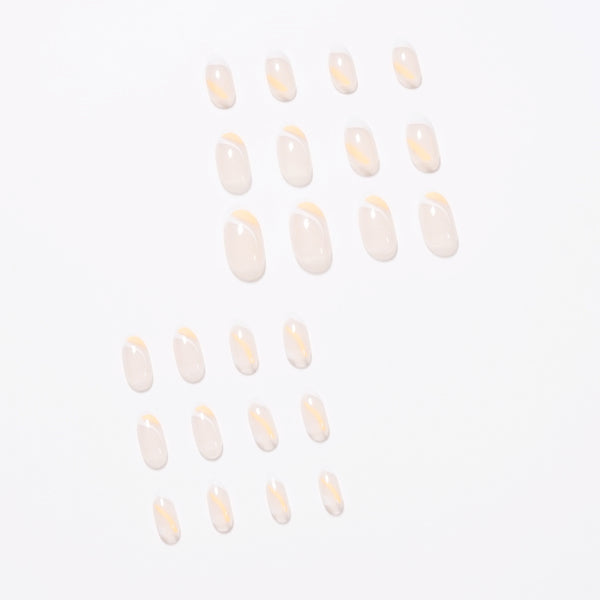 12 Sizes-24 Pcs Press On Nails JP1350
