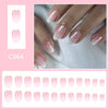 12 Sizes-24 Pcs Press On Nails C964