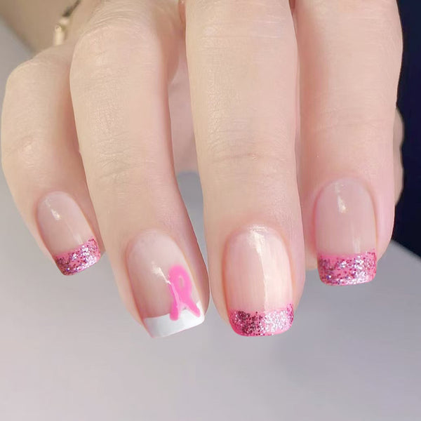 12 Sizes-24 Pcs Press On Nails C1214