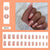 12 Sizes-24 Pcs Press On Nails W962
