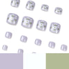 12 Sizes-24 Pcs Press On Nails JP1643