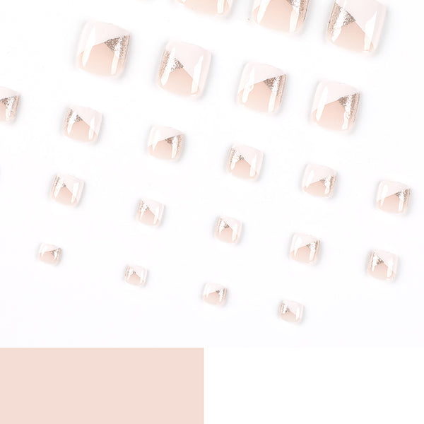 12 Sizes-24 Pcs Press On Nails JP2205