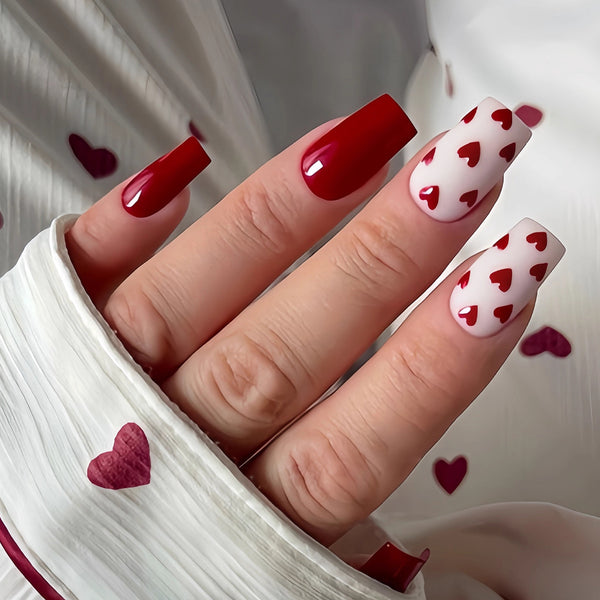 12 Sizes-24 Pcs Press On Nails W2172