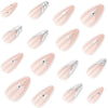 12 Sizes-24 Pcs Press On Nails JP4032
