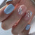 12 Sizes-24 Pcs Press On Nails Y030
