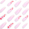 12 Sizes-24 Pcs Press On Nails JP2729