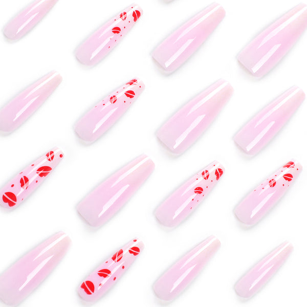 12 Sizes-24 Pcs Press On Nails JP2729