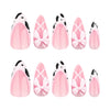 12 Sizes-24 Pcs Press On Nails JP3601