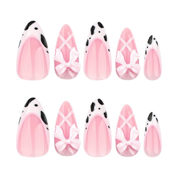 12 Sizes-24 Pcs Press On Nails JP3601
