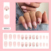 12 Sizes-24 Pcs Press On Nails W921