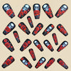 12 Sizes-24 Pcs Press On Nails Y1032