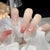 12 Sizes-24 Pcs Press On Nails Z437