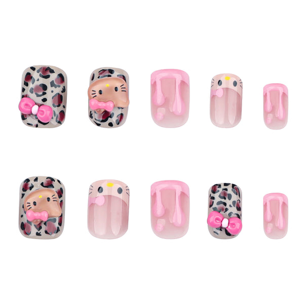 12 Sizes-24 Pcs Press On Nails JP3613