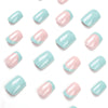 12 Sizes-24 Pcs Press On Nails JP1831