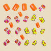 12 Sizes-24 Pcs Press On Nails Y051