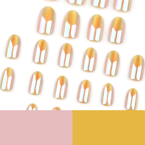 12 Sizes-24 Pcs Press On Nails DIY44