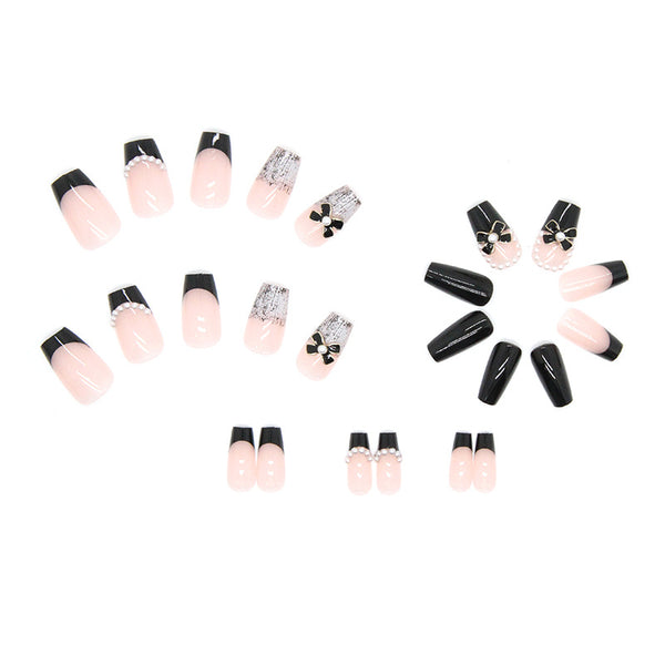 12 Sizes-24 Pcs Press On Nails Z468