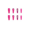 12 Sizes-24 Pcs Press On Nails JP1301