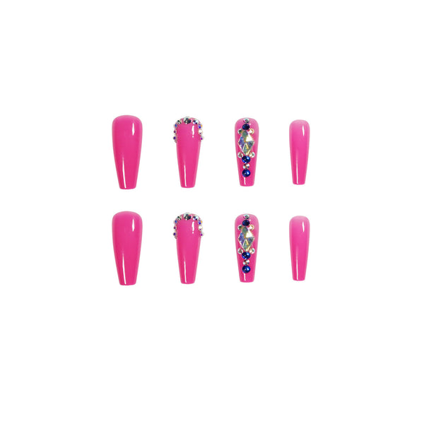 12 Sizes-24 Pcs Press On Nails JP1301