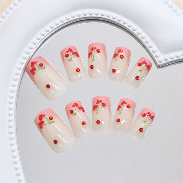 12 Sizes-24 Pcs Press On Nails Z1157