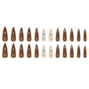 12 Sizes-24 Pcs Press On Nails W1624