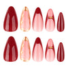 12 Sizes-24 Pcs Press On Nails JP3853
