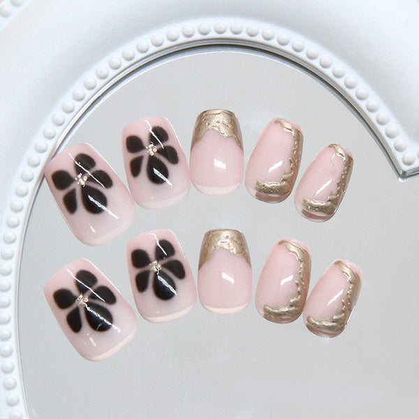 12 Sizes-24 Pcs Press On Nails W2019