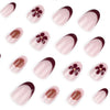 12 Sizes-24 Pcs Press On Nails JP3969