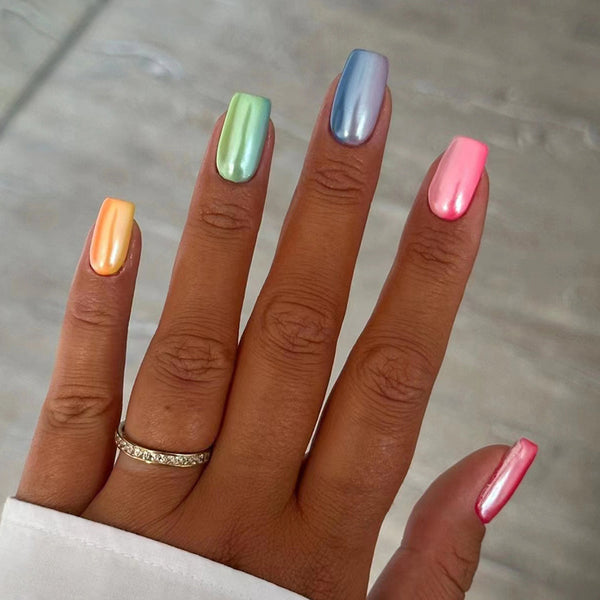 12 Sizes-24 Pcs Press On Nails W1391