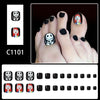 12 Sizes-24 Pcs Press On Nails C1101