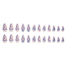 12 Sizes-24 Pcs Press On Nails W373