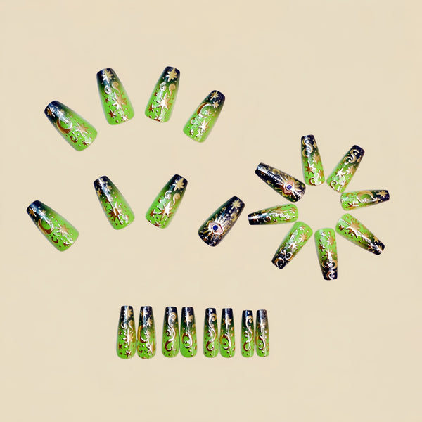 12 Sizes-24 Pcs Press On Nails Y1940