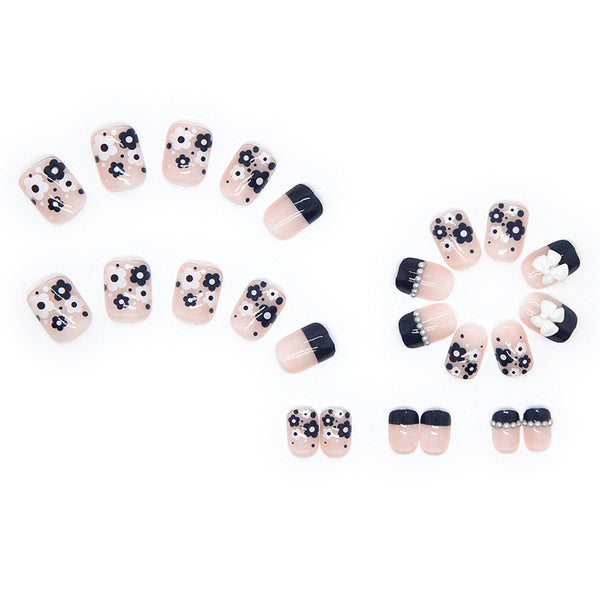12 Sizes-24 Pcs Press On Nails Z317