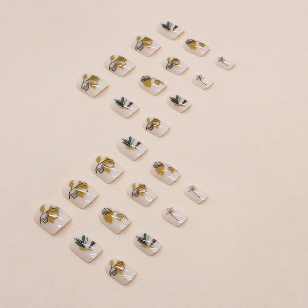 12 Sizes-24 Pcs Press On Nails W1073