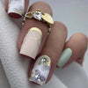 12 Sizes-24 Pcs Press On Nails W1377